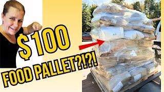 Consegui um pacote surpresa de comida no valor de 100 dolares Veja exatamente co