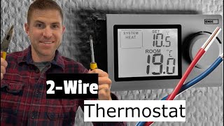 Thermostat Replacement | 2 Wire | Heat Only