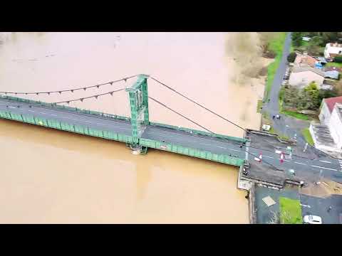 Inondation Garonne Marmande 3/02/2021 9h30