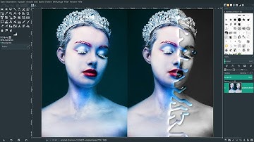 Superfilter GMIC in Gimp 2.10.8 – Drop Water Effect