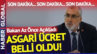 SON DAKİKA! Asgari Ücret Zammı Belli Oldu