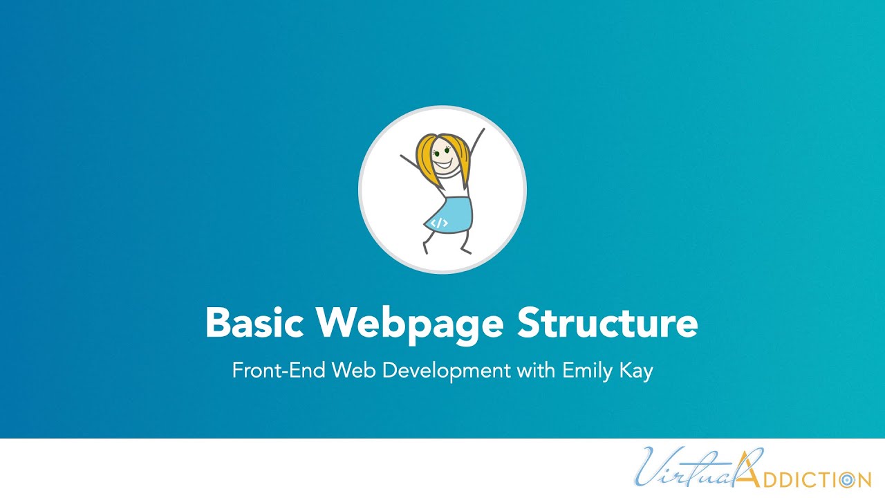 Basic webpage structure (beginners guide to web development) - YouTube