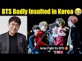 Bts badly insulted in south korea  army big fight with mbc and hybe  bts