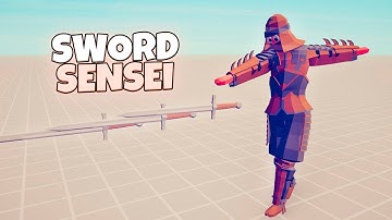 SWORD SENSEI vs EVERY FACTION | TABS Totally Accurate Battle Simulator Gameplay