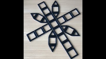 Magnetic Polydron - Black and White Set (SKU: PO50-3000BW)