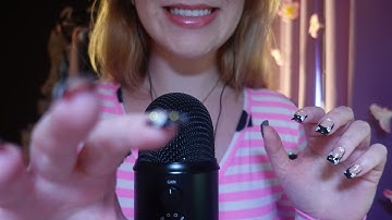 Touching your face with different triggers | no eye contact | Sleep ASMR
