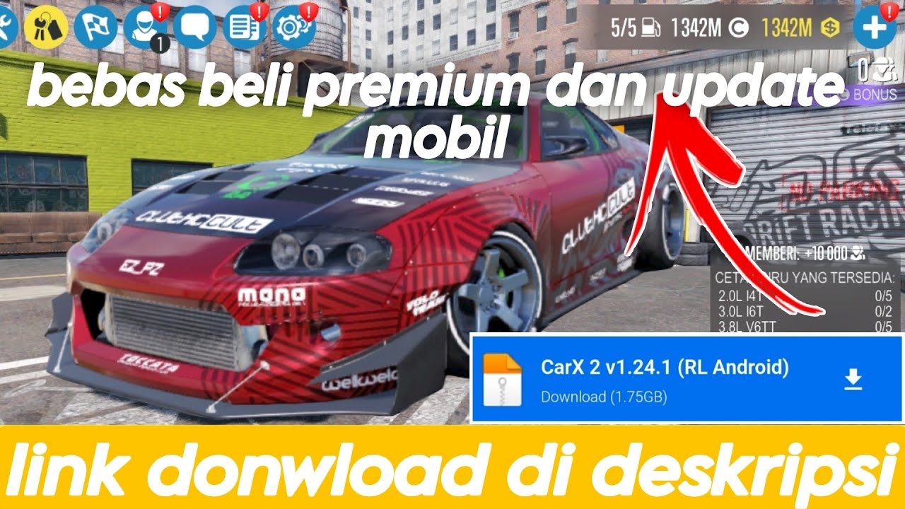 carx drift racing 2 mod apk versi 1.24.1 (gameplay android)