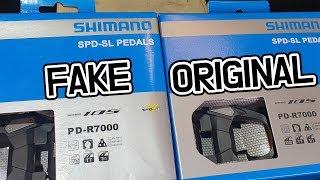 *주의* 시마노 105 짝퉁페달이 유통 중/shimano pd-R7000 Fake