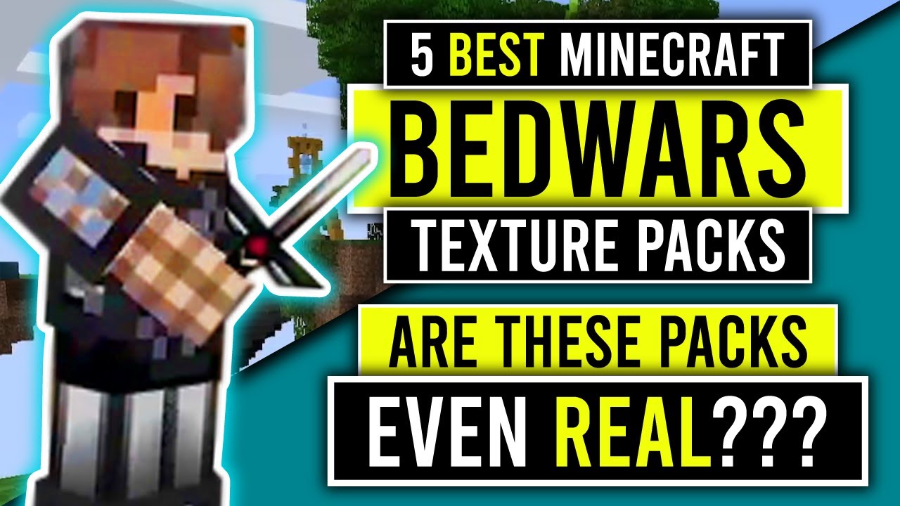 TOP 5 BEST Bedwars TEXTURE PACKS!