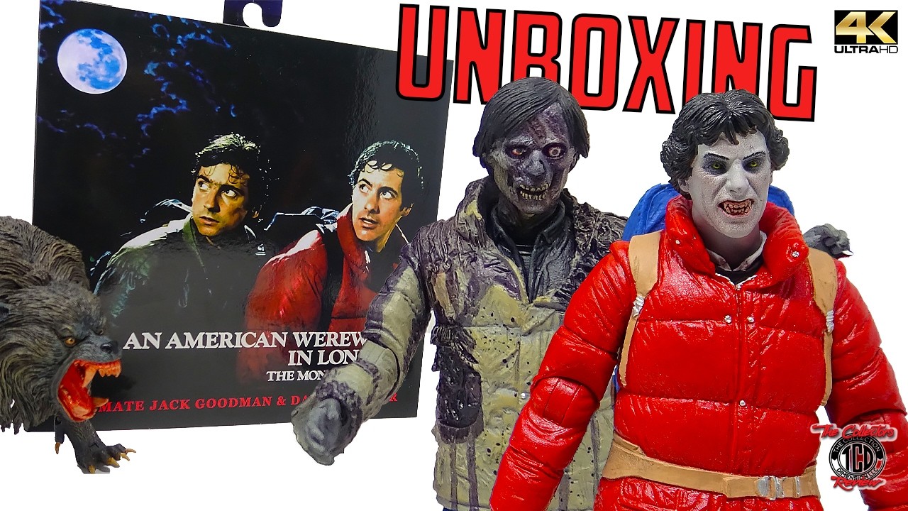 NECA Американский оборотень в Лондоне. Распаковка набора из двух фигурок. Дэвид Кесслер и Джек Гу...