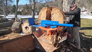 Eastonmade 1222 Pizza Wedge VS Big Red Oak!!