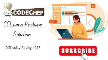 CCLEARN Codechef Problem Solution