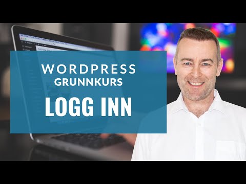 WordPress kurs: Logg inn | Kursholder Raymond Furre