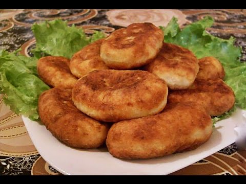 рецепт пирожки жареные с печенью и картошкой