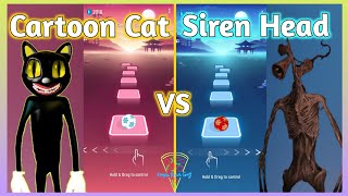 Tiles Hop - Cartoon Cat - Run Away VS Siren Head DB 7 Trap Remix. V Gamer