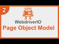 Webdriverio how to implement page object model