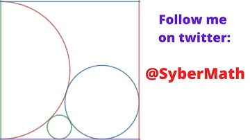 Two circles and a semicircle in a unit square (a geometry puzzle) #22