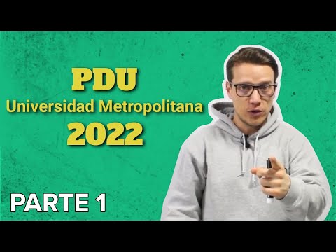 SOLUCIÓN PDU 2022 (PARTE 1) - Universidad Metropolitana - APTITUD CUANTITATIVA #unimet  #pdu