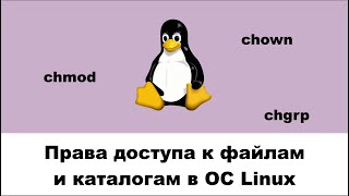 Права доступа к файлам и каталогам в ОС Linux (минилекция)