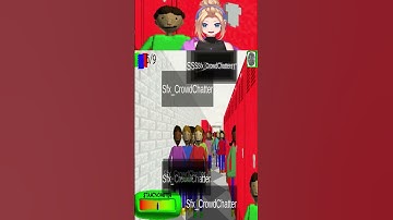 Caught in the Student Crowd! Baldi