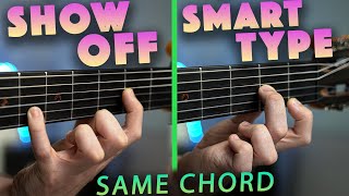 Make IMPOSSIBLE Chords POSSIBLE (Show Off vs Smart Type)