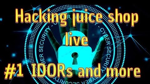 IDORs and more: Live session: Juice Shop challenge #1