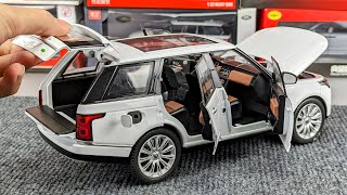 Unboxing of Range Rover Autobiography 1:18 scale diecast model car