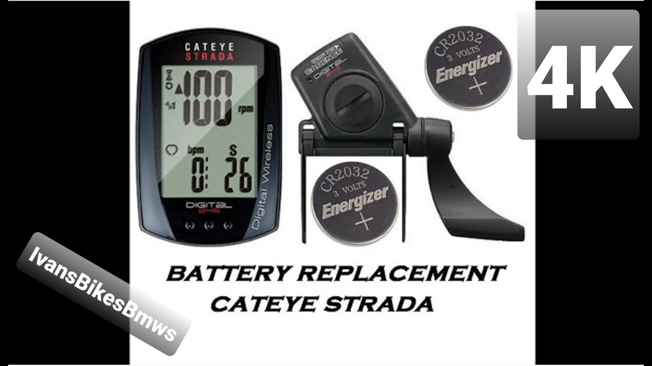 Cateye strada wireless battery replacement instructions