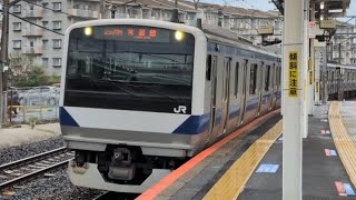 【ジョイント音最高!】E531系0番台K480編成+K422編成 常磐線普通土浦行き 龍ケ崎市駅2番線停車シーン