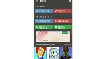 [Medibang Paint mobile version] How to start - open, create new canvas and save your work !