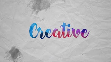 Simple Creative Text for Beginner in Photoshop cc 2017/2018/2019