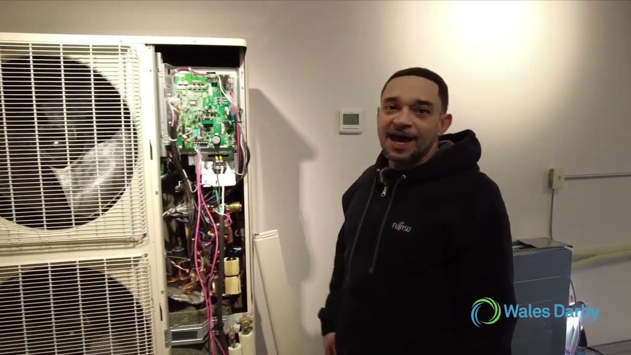 Fujitsu Airstage J-Series Heat Pump System Startup - YouTube