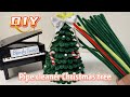 DIY Pipe Cleaner Christmas Tree 🌟 Fun & Simple Holiday Craft 🌟