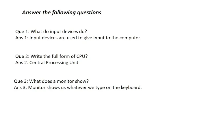 Class - 2 Computer - MY DIGITAL WORLD