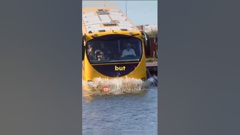 This Bus Can Travel On Water