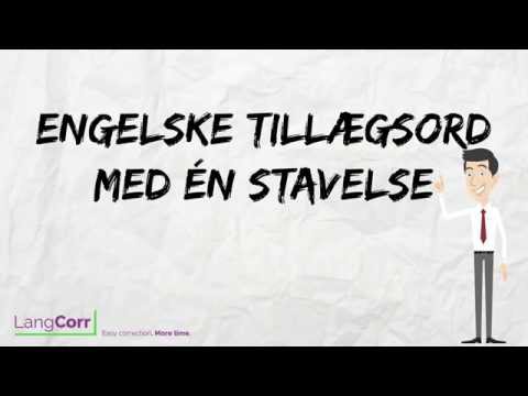 Video: Hvorfor Har Vi Brug For Forskellige Typer Adjektiver