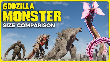 GODZILLA MONSTER Size Comparison 🤯| First Person View