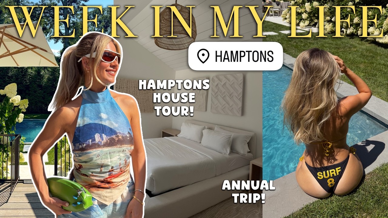 week in my life 🏄‍♂️ ☀️ annual hamptons house