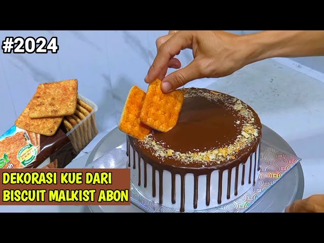 CAKE   KUE ULANG TAHUN   COKLAT   SIMPLE  SEDERHANA | TERBARU 2024 class=