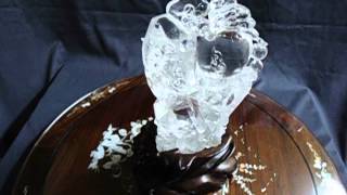 天然水晶彫刻「大龍」