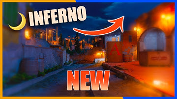 NEW CS2 MAP INFERNO NIGHT - Cinematic Tour in 4K ✨