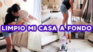 COMO LIMPIAR LA CASA /  Limpieza en toda la SALA / Deep cleaning HOUSE