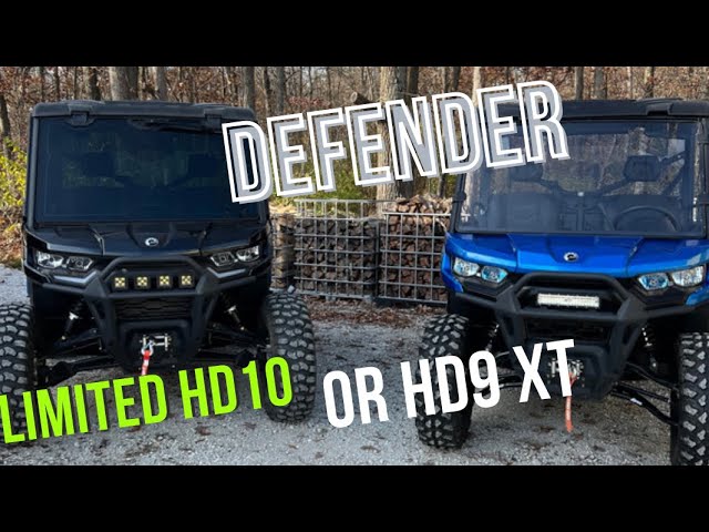 Can Am Defender Hd9 Vs Hd10: Comparing Features and Performance