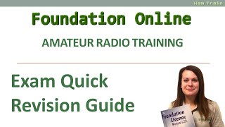 UK Amateur Radio Foundation Revision Guide