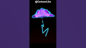 Thunderbolt Animation in procreate 🤯 #procreate #procreateanimation #thunderbolts #lightning