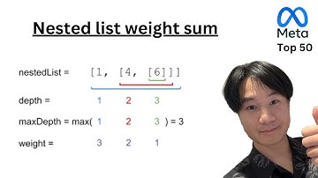 Nested List Weight Sum - O(n) time O(n) space with BFS