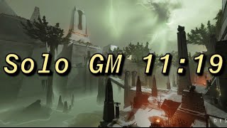 Solo GM Birthplace of the Vile Speedrun FWR 11:19