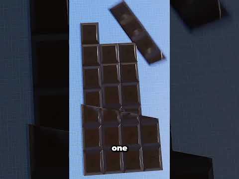 Бесконечный шоколад? 🍫 Иллюзия, которая взрывает мозг! #лайфхак #интересно #наука