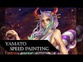 Yamato one piece  speed painting part final