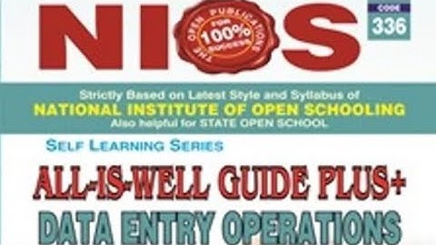 Beltron DEO/Introduction To Internet/Chapter -10/NIOS 336